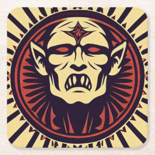 'VAMPIRE' SQUARE PAPER COASTER