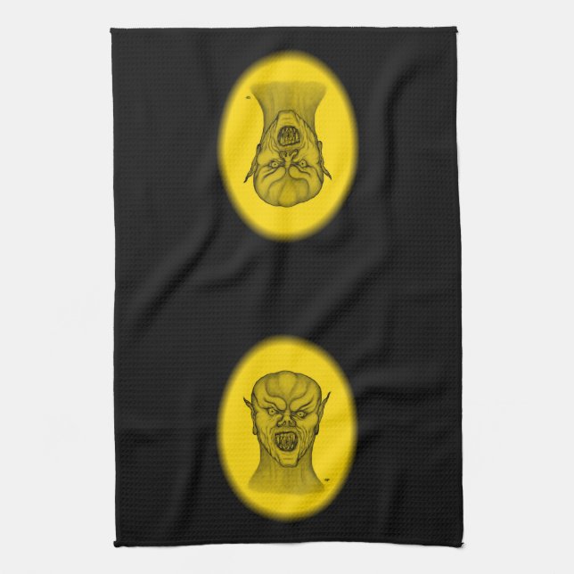 Vampire Tea Towel (Vertical)