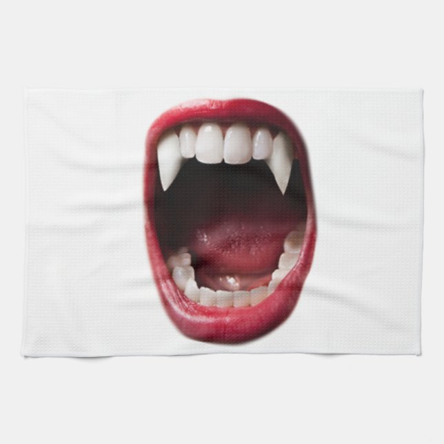 Vampire Tea Towel (Horizontal)