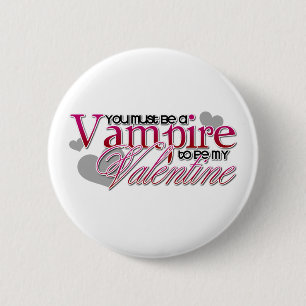 Vampire Valentine 6 Cm Round Badge
