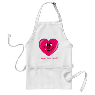 Vampire Valentine: Give your heart to me Standard Apron