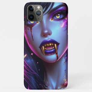 Vampire with Gold Fangs Ai Art Case-Mate iPhone Case
