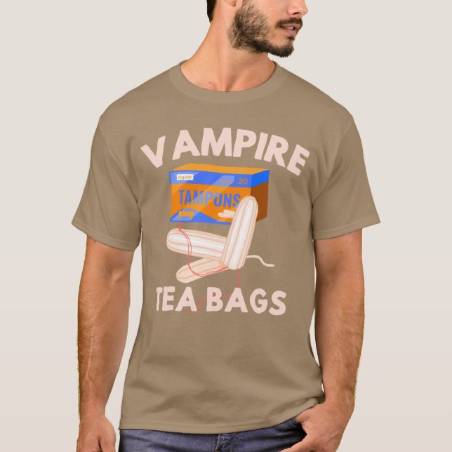 Vampireea Bagsampon Horror Humoreabags Funny Men W T-Shirt (Front)