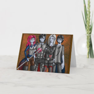 Vampires Greetings card