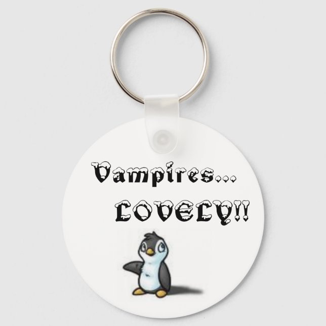 Vampires lovely - Customised Key Ring (Front)