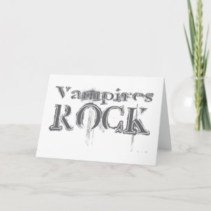 Vampires Rock Card