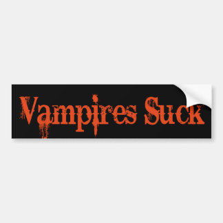 Vampires Suck Bumper Sticker