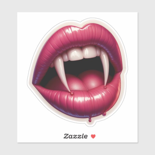 Vampiric Kiss: Burgundy Lip  (Sheet)