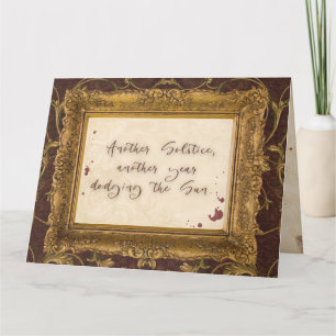 Vampiric Solstice Greeting Card
