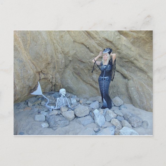 Vamplified Malibu Beach Undead Postcard (Front)