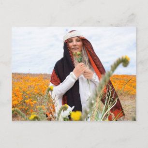 Vamplified Opium Flower Postcard