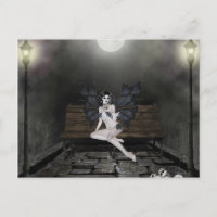 Vampress Waiting in the Mist - Postcards