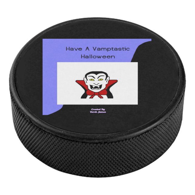 Vamptastic Halloween Hockey Puck (3/4)