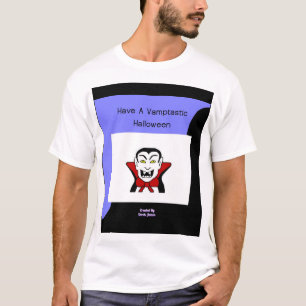 Vamptastic Halloween Men's White Basic T Shirt