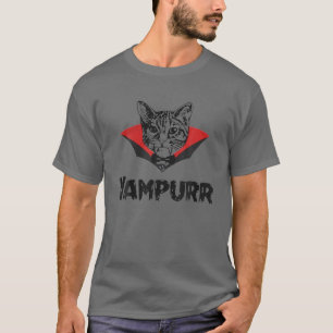 Vampurr - Funny Vampire Kitty Cat - Halloween T T-Shirt
