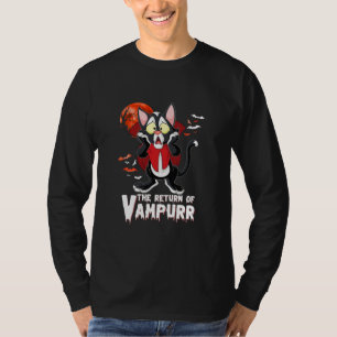 Vampurr Halloween Cat Vampire T-Shirt