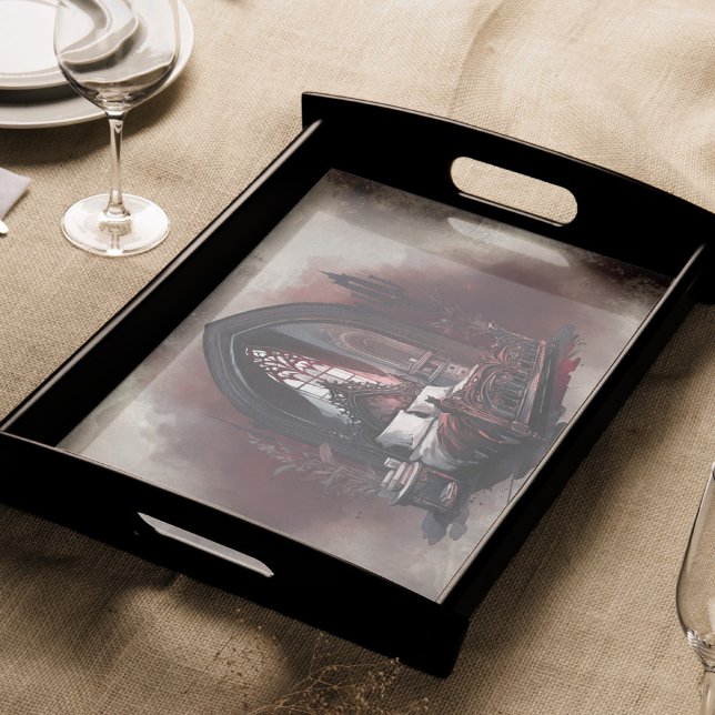 Vampy Boudoir | Gothic Red Victorian Bedroom Suite Tissue Paper (Creator Uploaded)