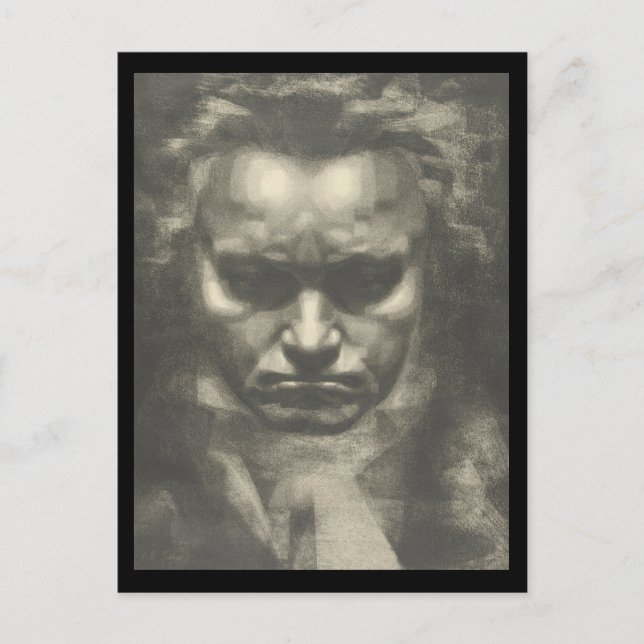 Van Beethoven portrait Postcard (Front)