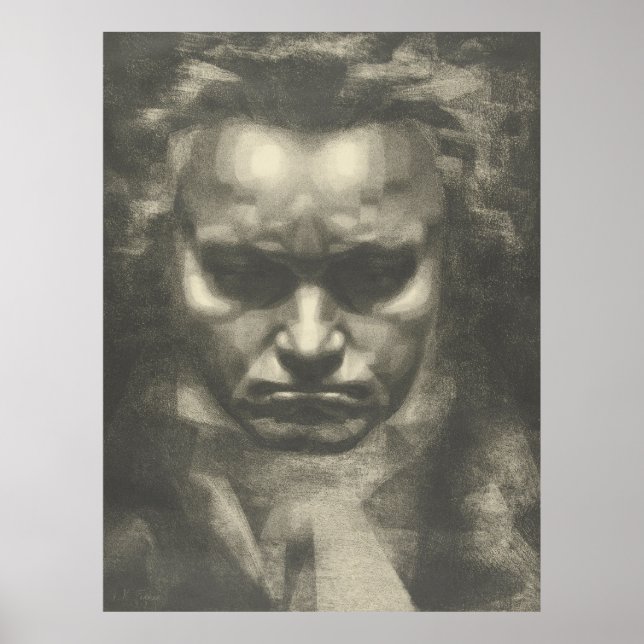 Van Beethoven portrait Poster (Front)