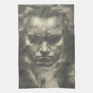 Van Beethoven portrait Tea Towel