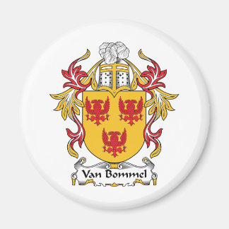 Van Bommel Family Crest Magnet