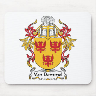 Van Bommel Family Crest Mouse Pad