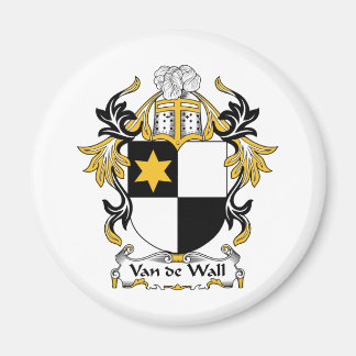 Van de Wall Family Crest Magnet