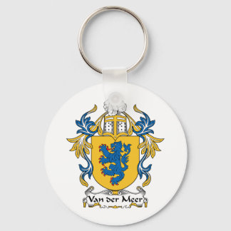 Van der Meer Family Crest Key Ring
