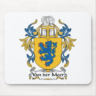 Van der Meer Family Crest Mouse Pad