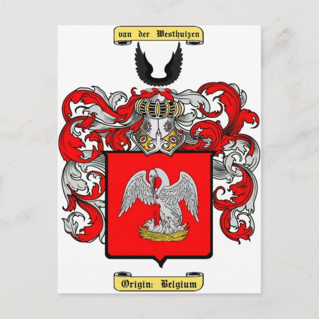 van der Westhuizen Postcard (Front)
