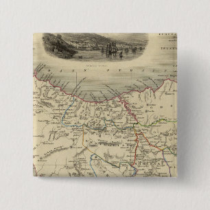 Van Diemen's Island or Tasmania 15 Cm Square Badge