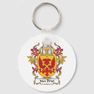 Van Driel Family Crest Key Ring