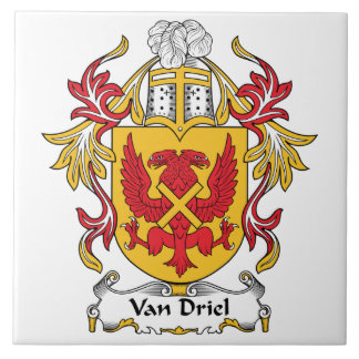 Van Driel Family Crest Tile