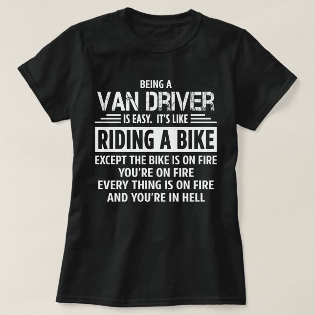 Van Driver T-Shirt (Design Front)