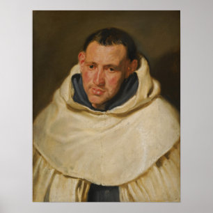 Van Dyck - Carmelite Monk Head And Shoulders Poster