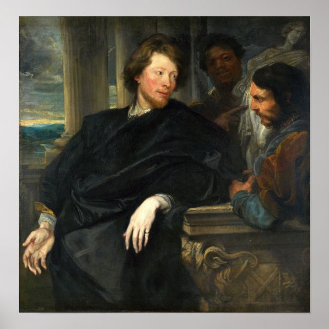 Van Dyck - George Gauge With Two Men Poster (Front)