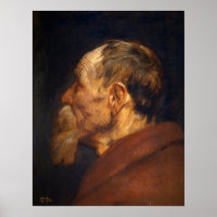 Van Dyck - Head Of An Old Man