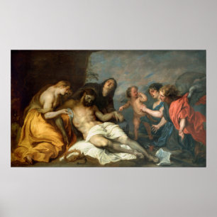 Van Dyck - Lamentation Over The Dead Christ Poster