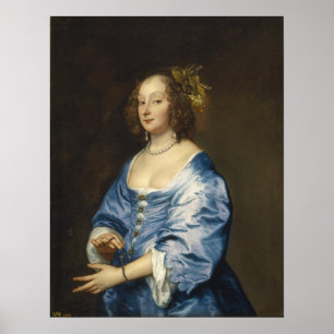 Van Dyck - Mary Ruthven Poster
