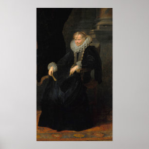 Van Dyck - Portrait Of A Genovese Lady Poster
