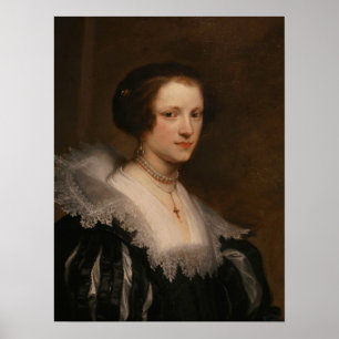 Van Dyck - Portrait Of Anna Wake Poster