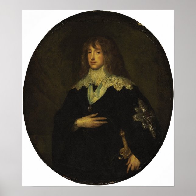 Van Dyck - Portrait Of Charles Louis Elector Pala… Poster (Front)