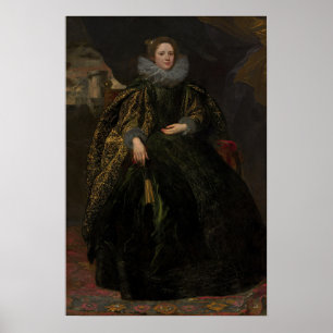 Van Dyck - Portrait Of Marchesa Balbi Poster