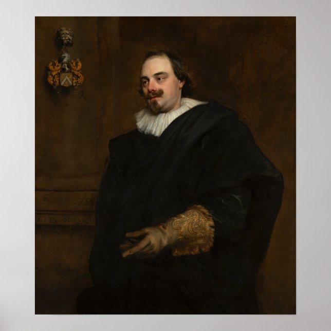 Van Dyck - Portrait of Peeter Stevens Poster (Front)