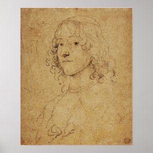 Van Dyck - Portrait Study Poster