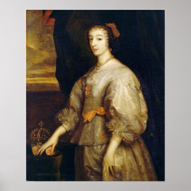 Van Dyck - Queen Henrietta Maria Poster (Front)