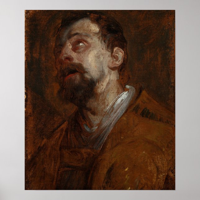 Van Dyck - Study Of A Saint Poster (Front)