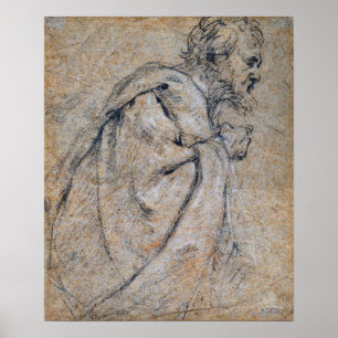 Van Dyck - Study Of An Apostle Poster