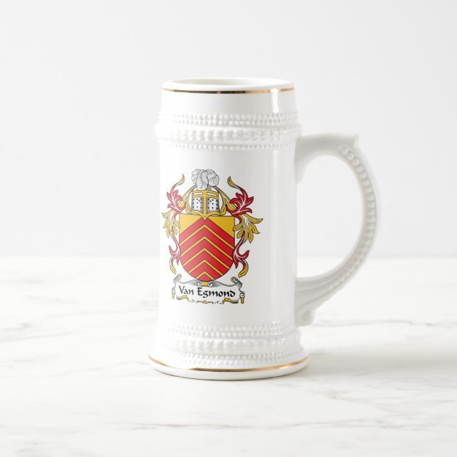 Van Egmond Family Crest Beer Stein (Right)