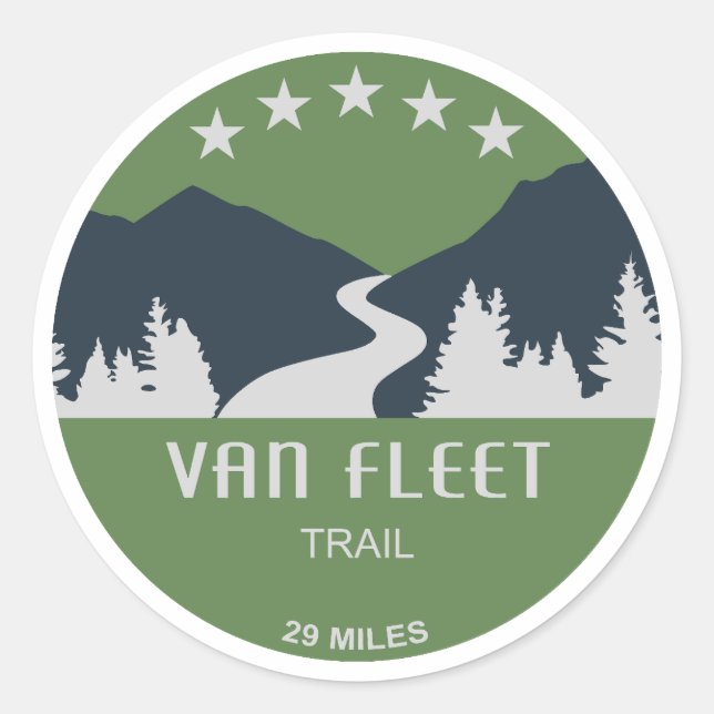 Van Fleet Trail Florida Classic Round Sticker (Front)